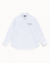 STANDARD LOGO SHIRT - Blue Stripe