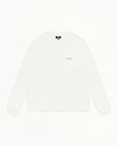 LAZY LS TEE - White