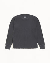 PIGMENT DYED LS THERMAL - Faded Black