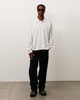 CLASSIC PIQUE LS POLO - Bone