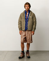 WAXED COTTON BEACH SHELL - Olive