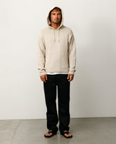 SLIM JEAN DENIM - Raw Black Contrast Stitch