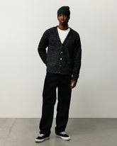 TEXTURED CARDIGAN - Black