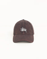 WASHED BASIC STÜSSY CAP - Brown