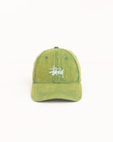 WASHED BASIC STÜSSY CAP - Pine