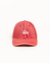 WASHED BASIC STÜSSY CAP - Red