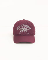 QUILTED SURFWALK SNAPBACK CAP - Wine
