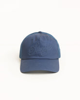 CURSIVE STITCH TRUCKER - Navy