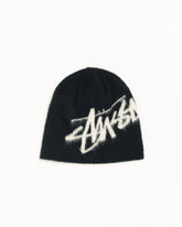 BRUSHED OUT STOCK SKULLCAP - Black