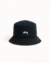 REVERSIBLE STOCK BUCKET HAT - Black/Olive