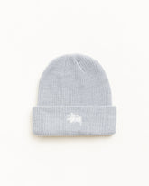 BASIC STÜSSY CUFF BEANIE - Heather Grey