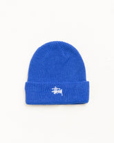BASIC STÜSSY CUFF BEANIE - True Blue