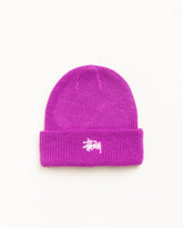 BASIC STÜSSY CUFF BEANIE - Violet
