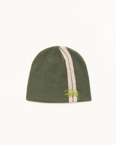 DOUBLE STRIPE SKULLCAP - Olive