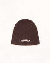TEXTURED KNIT SKULLCAP - Brown