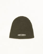 TEXTURED KNIT SKULLCAP - Olive