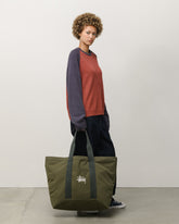 CANVAS EXTRA LARGE TOTE - Green