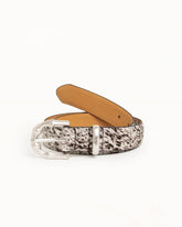 BAMBOO BUCKLE BELT - Hairy Marble