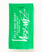 POOL SERVICE BEACH TOWEL - Green
