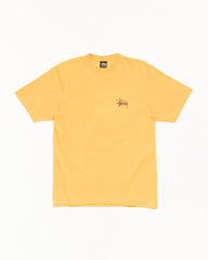 BASIC STÜSSY TEE - Marigold