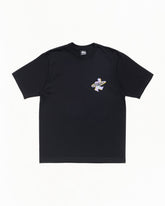 DOT SURF PUFF PRINT TEE - Black