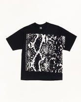 SNAKESKIN TEE - Black