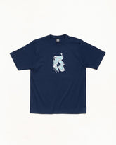 SMOOTH SK8 TEE - Navy