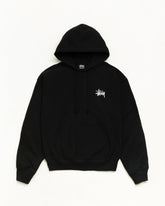 BASIC STÜSSY HOODIE - Black