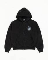 8 BALL ZIP HOODIE - Black