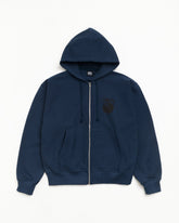 8 BALL ZIP HOODIE - Navy