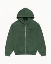 STOCK LINK ZIP HOODIE - Pine