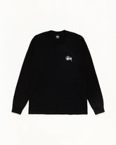 BASIC STÜSSY LS TEE - Black