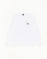 BASIC STÜSSY LS TEE - White