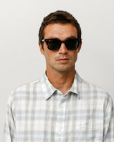 ACE SUNGLASSES - Tortoise/Dark Green Lens