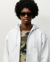 VINCENT SUNGLASSES - Black/Green Lens