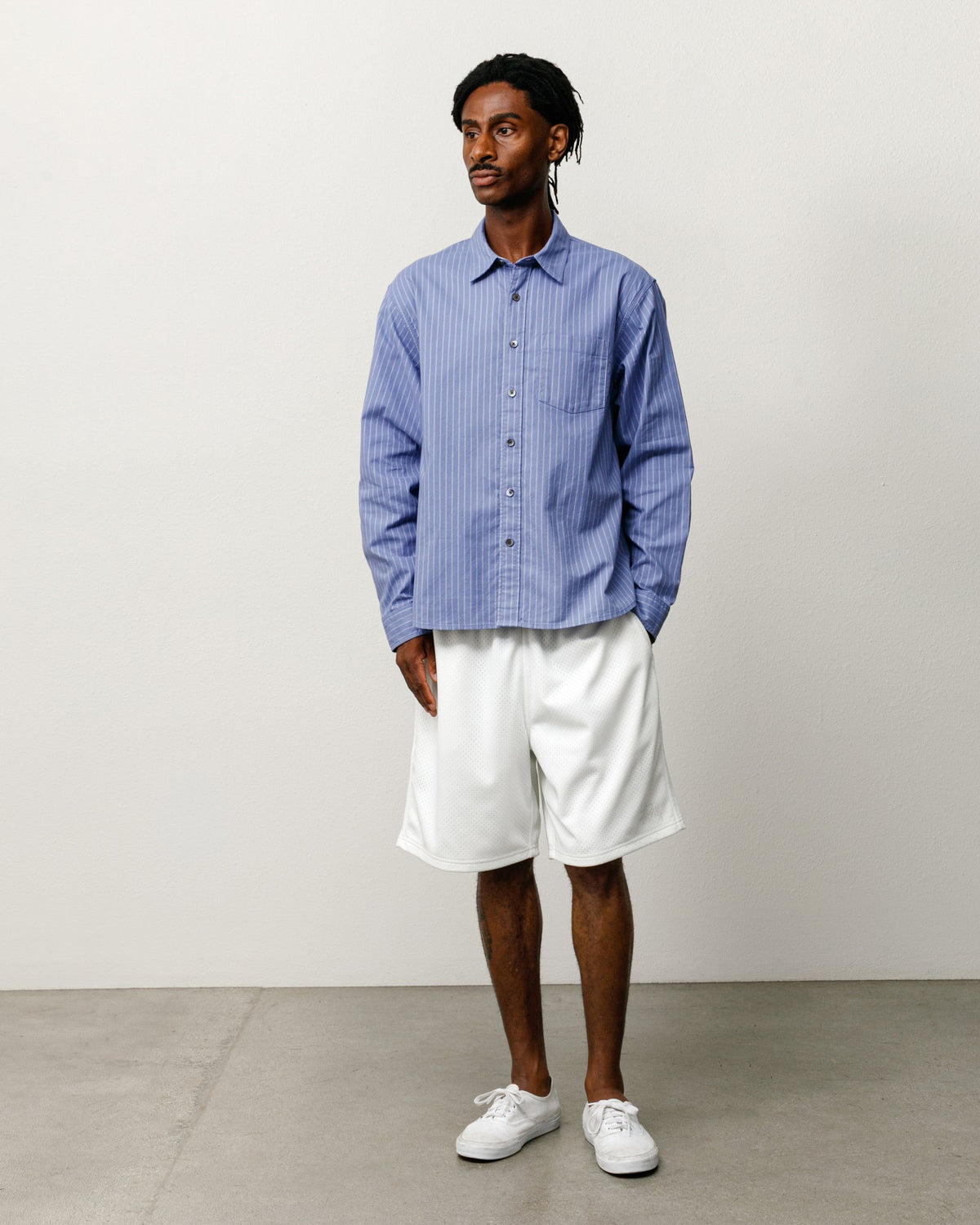 OXFORD SHIRT - Blue Stripe