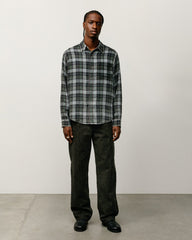 MATTHEW PLAID SHIRT - Charcoal