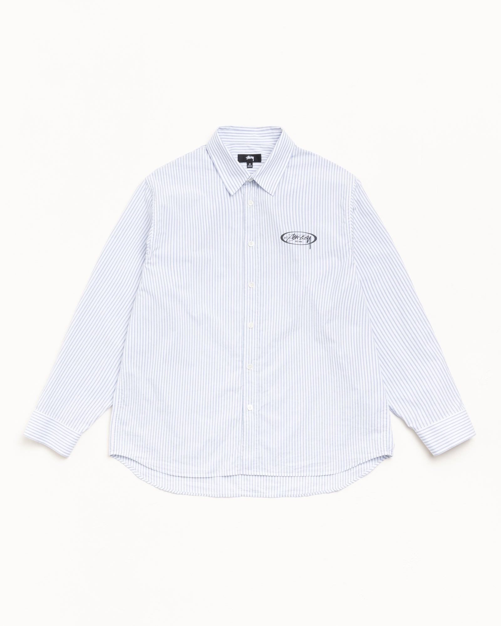 STANDARD LOGO SHIRT - Blue Stripe