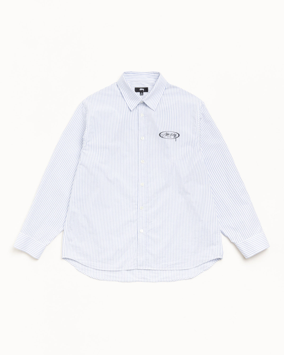 STANDARD LOGO SHIRT - Blue Stripe