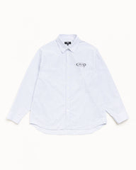 STANDARD LOGO SHIRT - Blue Stripe