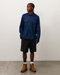 DENIM WESTERN SHIRT - Dark Denim