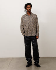 ANIMAL PRINT FLANNEL SHIRT - Leopard