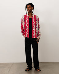 HAWAIIAN FLORAL SHIRT - Red