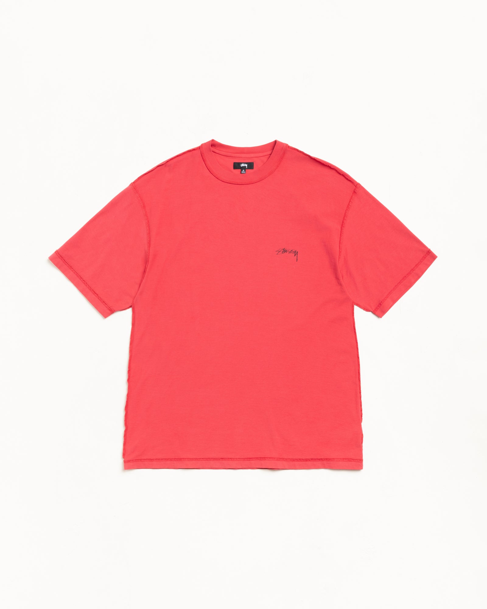 LAZY TEE - Washed Red