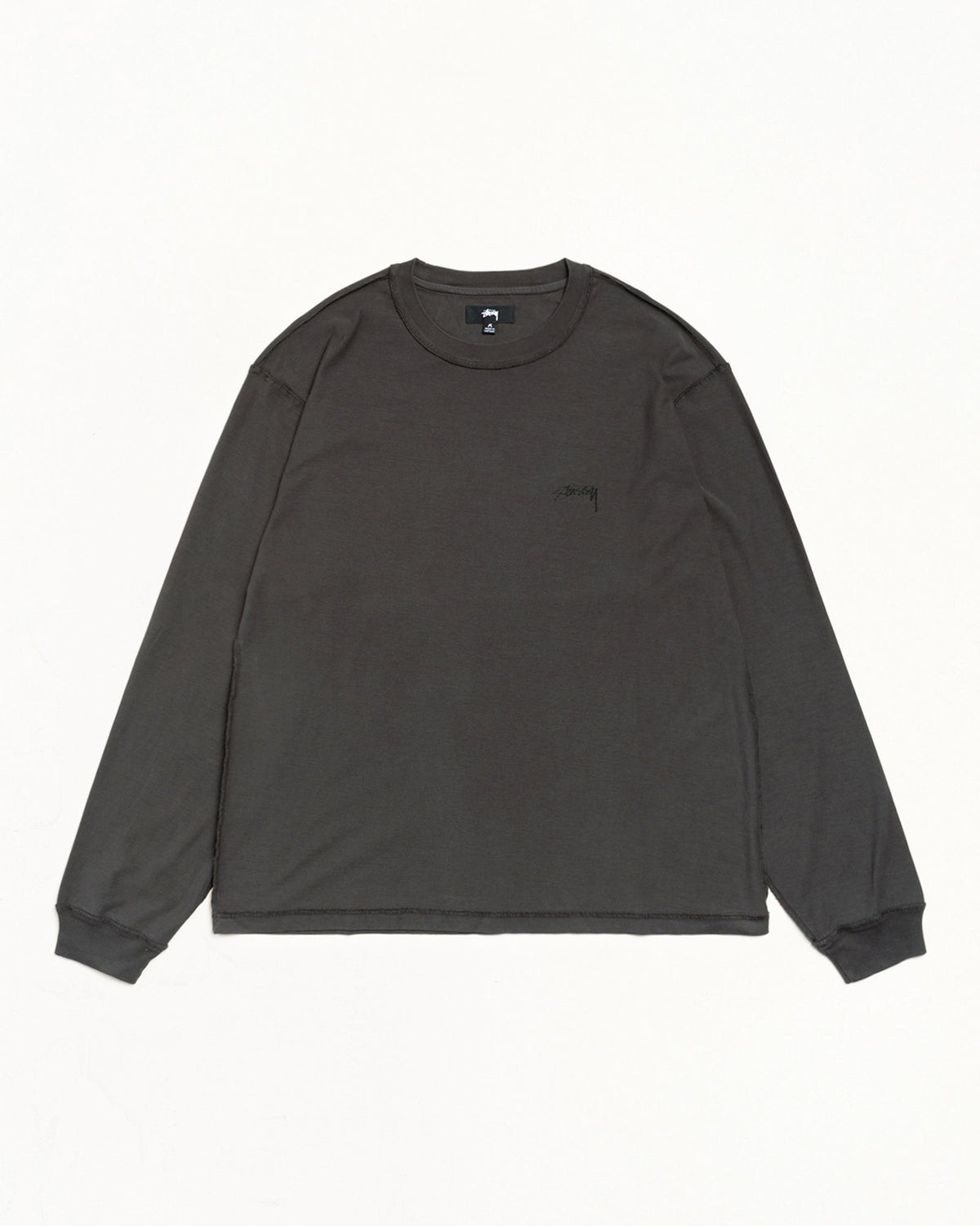 LAZY LS TEE - Vintage Black