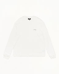 LAZY LS TEE - White
