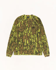 BASIC STÜSSY THERMAL - Tree Bark Camo