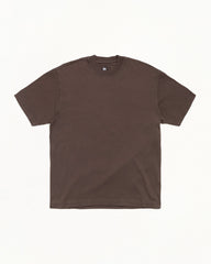 GARMENT DYED SS TEE - Brown