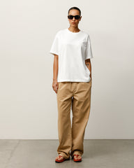 GARMENT DYED SS TEE - White