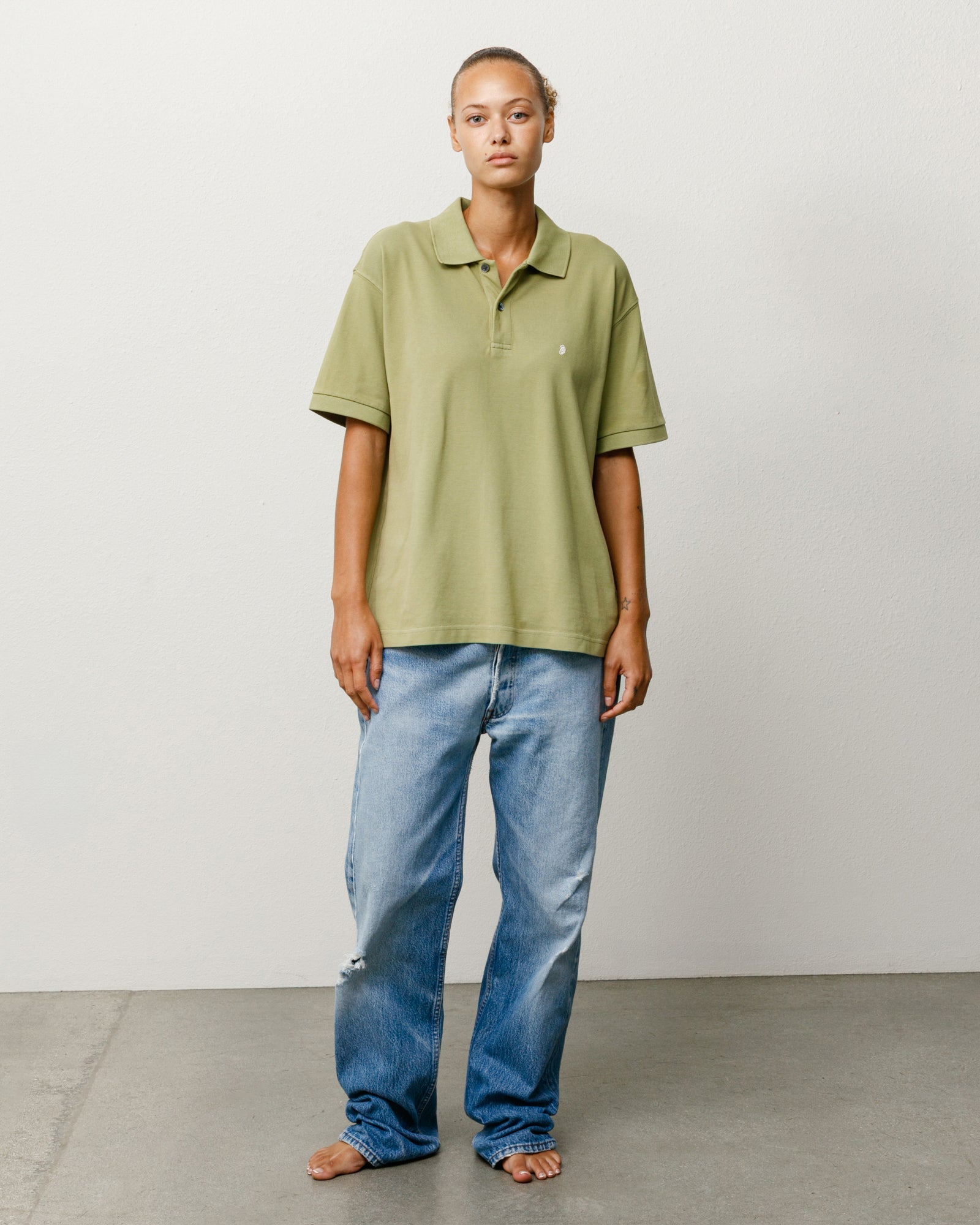 CLASSIC PIQUE POLO - Leaf